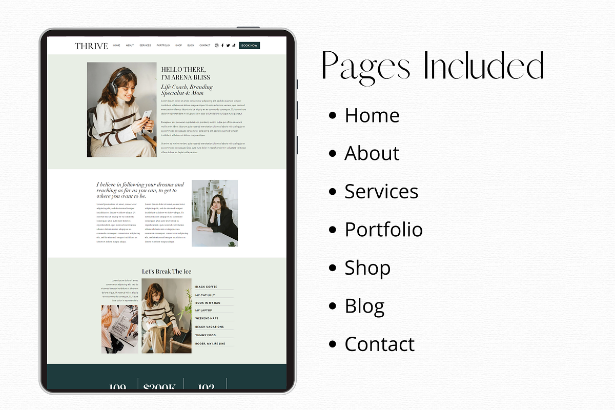 Coaching Wix Website Template, a Wix Template by AdvertFox (Photo 4 of 9)
