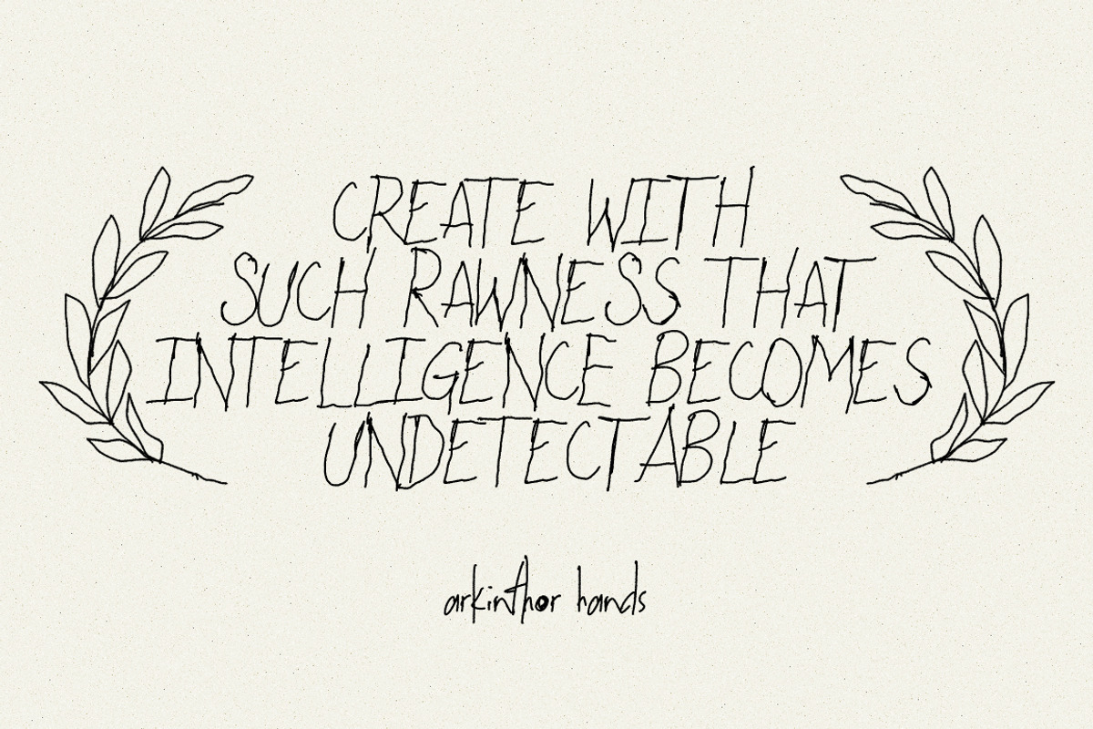 Arkinthor Hands - Font Collection, a Handwritten Font by The Branded Quotes (Photo 5 of 9)