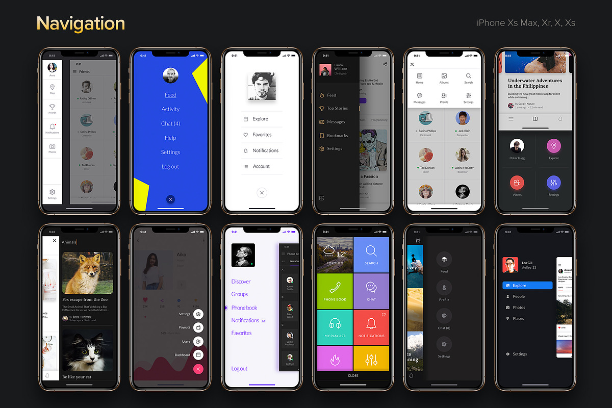 Awesome iOS UI Kit, an UI Kit Template by uibundle.com (Photo 12 of 22)