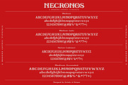 Necronos - Serif font family, a Serif Font by Artistic & Unique (Thumbnail 4 of 15)