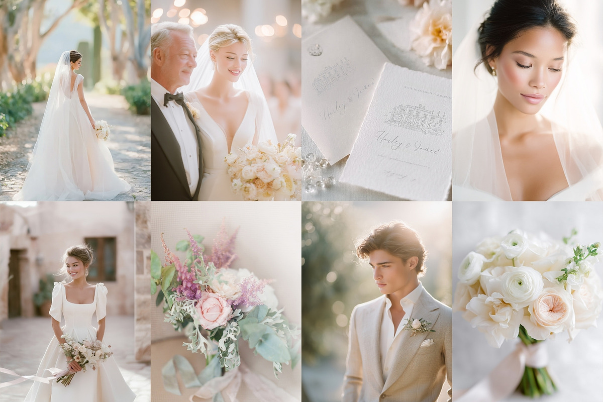 340 Airy Wedding Stock Photo Bundle, a Beauty & Fashion Photo by Allure Art (Photo 6 of 63)