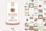 101 Instagram Canva Templates, a Social Media Template by With Love Monique (Thumbnail 4 of 11)