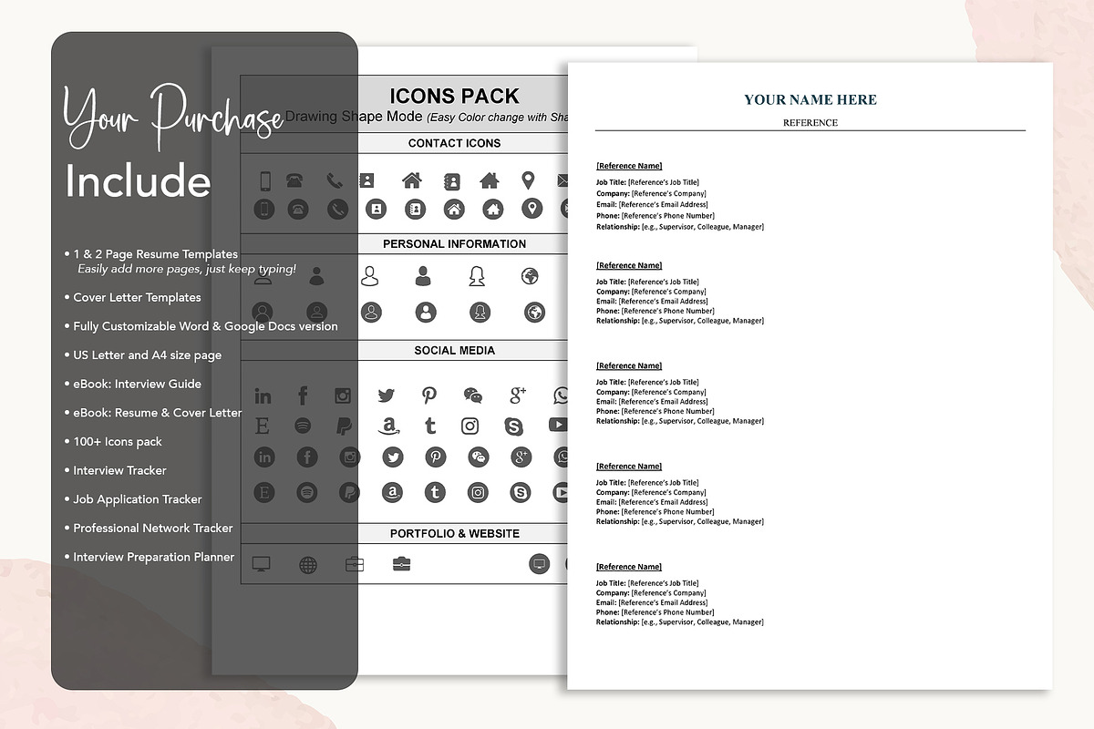 ATS resume template | google docs, a Resume Template by Design_Xlab (Photo 6 of 10)