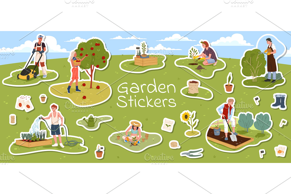 Farmer, gardener and agronomists, a Work Illustration by Buch&Bee