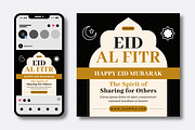 Eid Al Fitr Social Media Post Design, a Social Media Template by MightyDesign (Thumbnail 1 of 6)