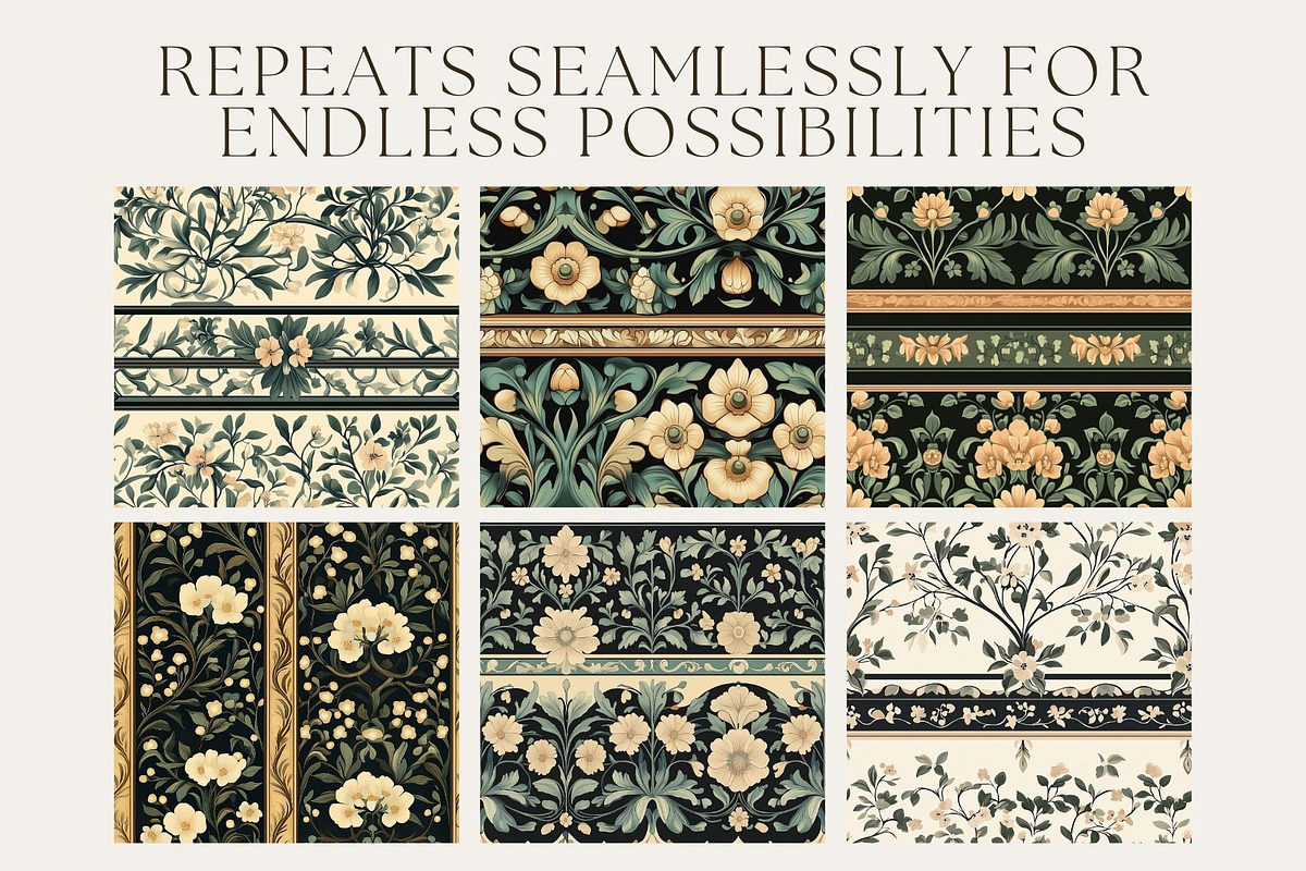 12 Botanic Rhapsody Seamless Pattern, a Pattern Graphic by Inknfolly (Photo 2 of 7)