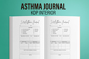 Asthma Journal KDP Interior, a Templates & Theme by MatiArtShop (Thumbnail 1 of 2)