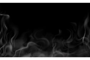 Smoke background. Fog or smoke, an Illustration by Frogella