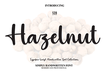 Hazelnut | Script Font