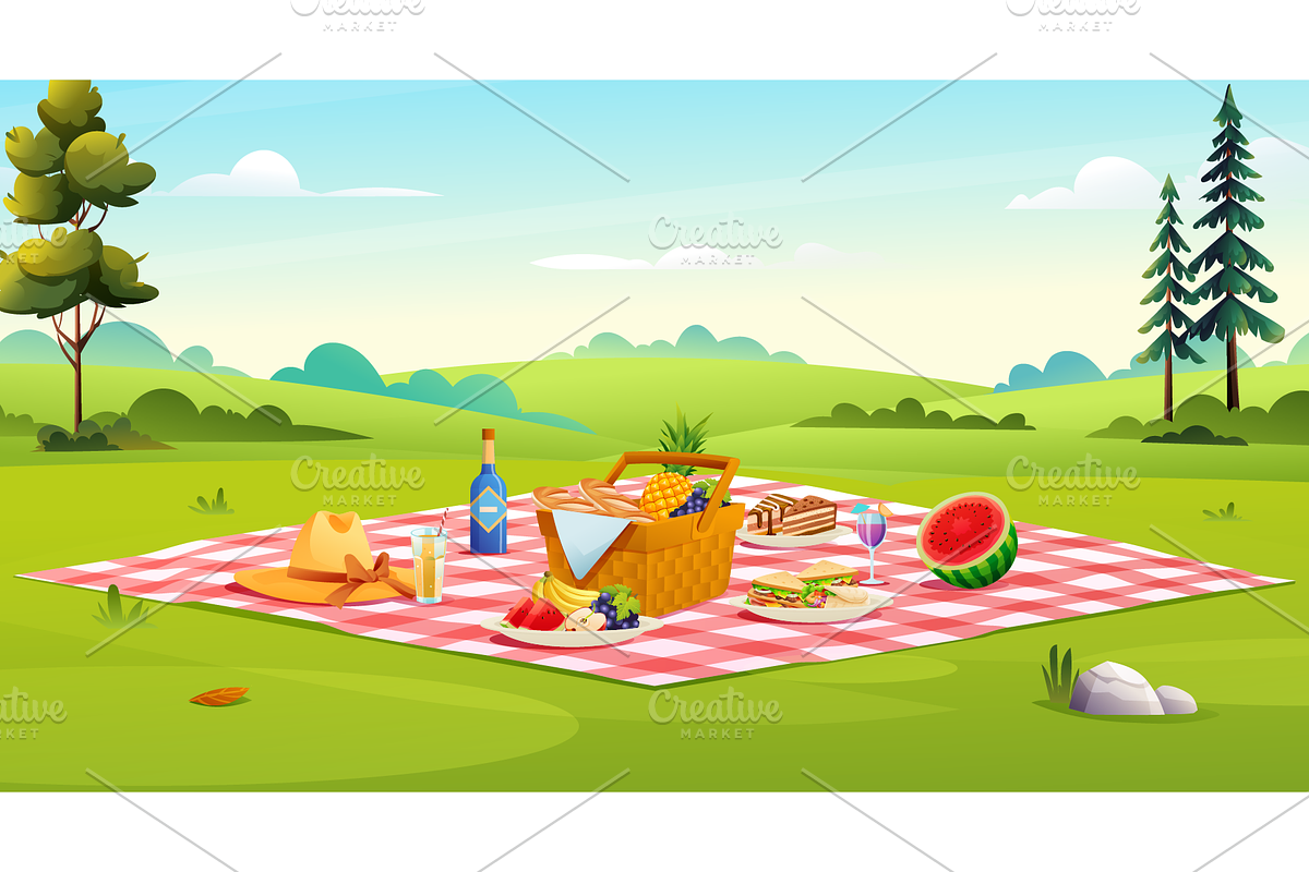Picnic Collection, a Person Illustration by YG Studio (Photo 7 of 7)