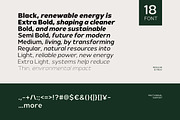Pavona Alta - Pure Renewable Sans, a Sans Serif Font by twinstd (Thumbnail 11 of 13)
