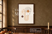 Autumn Vertical Frame Mockup PSD, a Household Mockup by AYAKA Studio Co. (Thumbnail 3 of 6)