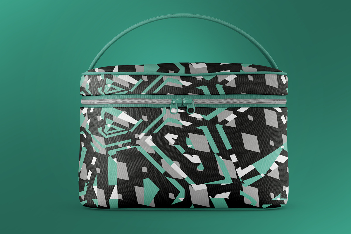 Travel Cosmetic Makeup Bag Mockup, a Household Mockup by Digitalphaser (Photo 3 of 5)
