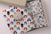 Girl power pattern set, a Pattern Graphic by ninakosh (Thumbnail 5 of 8)