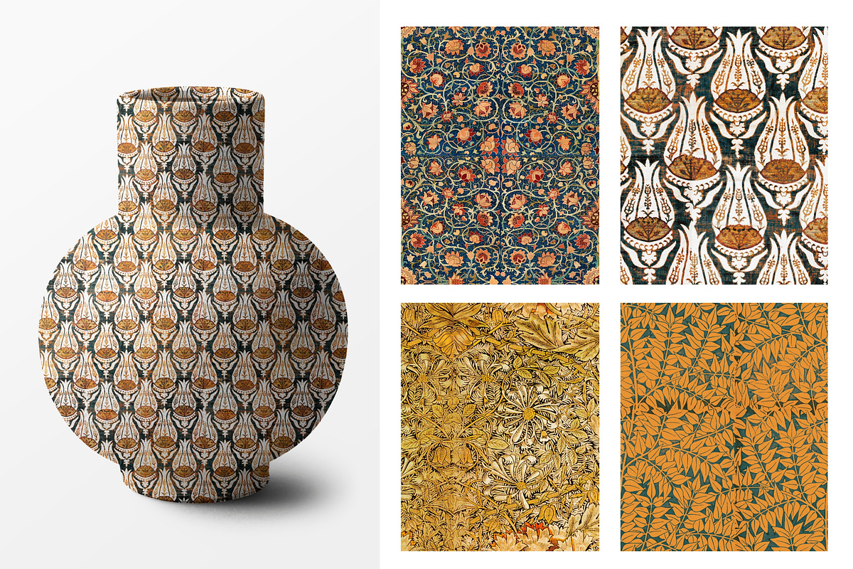 William Morris Vintage Pattern 6, a Graphic by ARTOZEN DIGITAL (Photo 2 of 10)