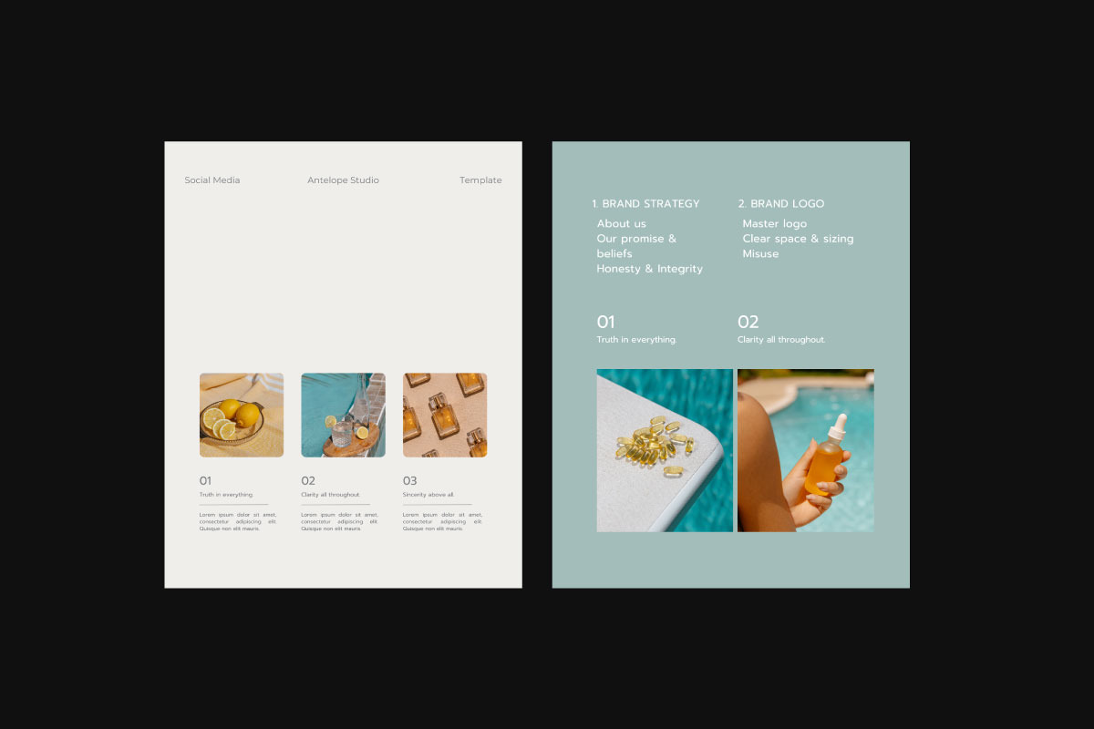 Aurora / Social Media KIT, a Social Media Template by Antelope Studio (Photo 4 of 9)