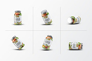 Mason Jar Mock-Up, a Packaging Mockup by DesignRushMarket (Thumbnail 1 of 8)