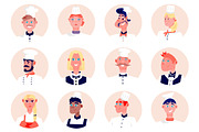 Cartoon People Avatars, an Emoji Icon by alexdndz (Thumbnail 4 of 13)