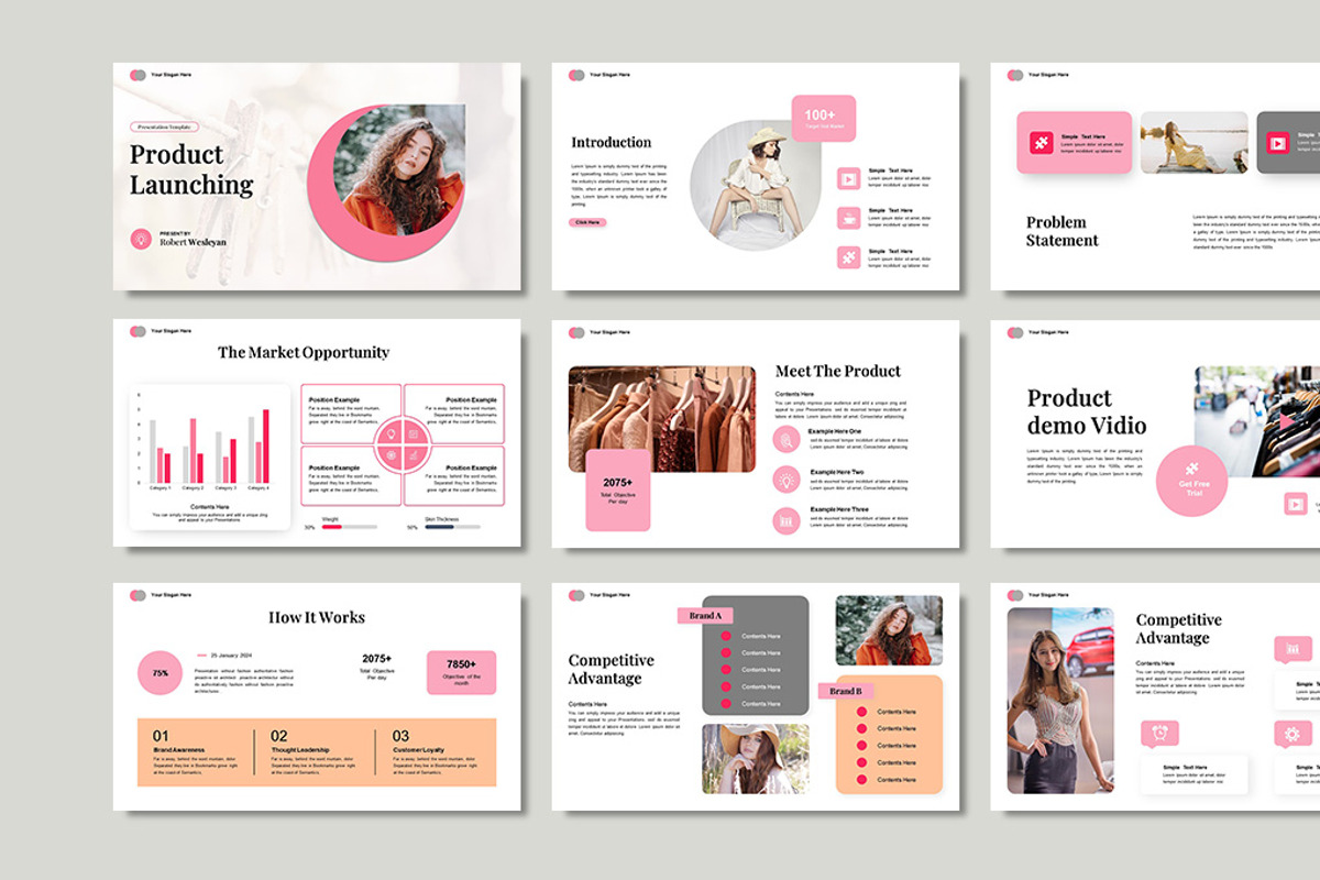 Product Launching Google Slide, a Presentation Template by moriztype (Photo 2 of 5)
