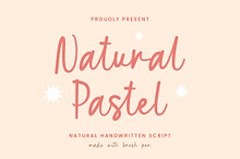 Natural Pastel - Handwritten Font