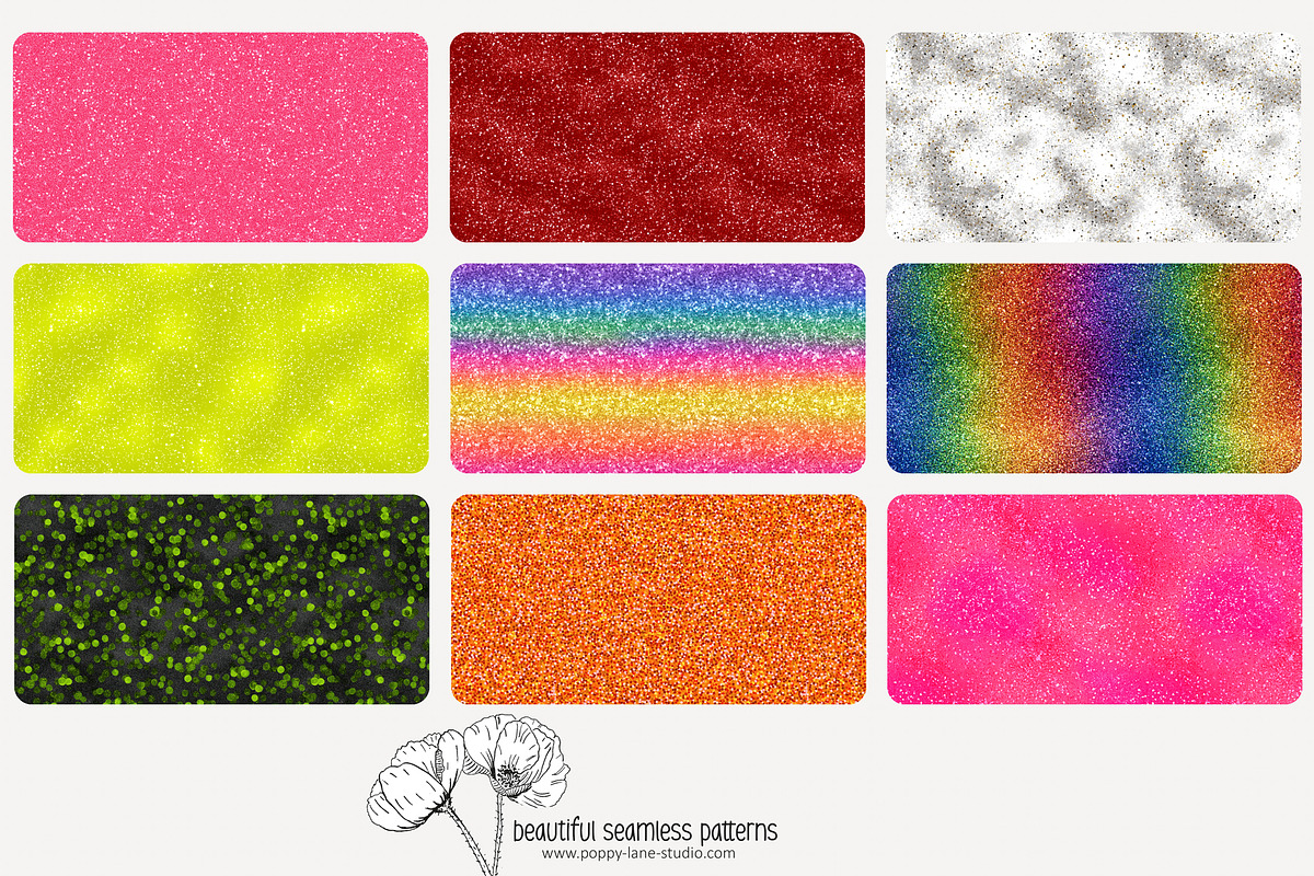 80 faux glitter seamless pattern, a Pattern Graphic by Poppy Lane Studio (Photo 5 of 11)