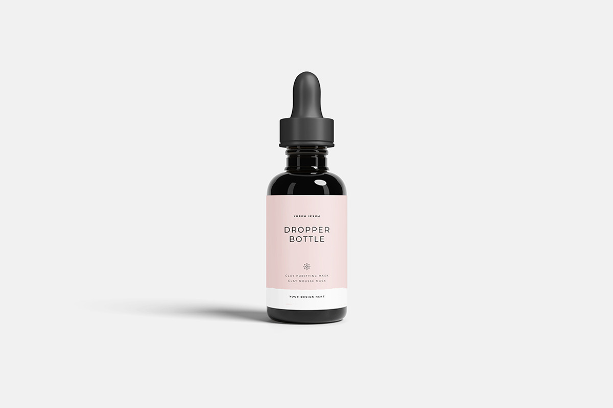 Dropper Bottle Mockup, a Packaging Mockup by bimockup (Photo 2 of 6)