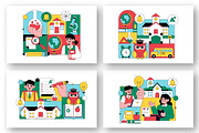 10 School Vector Illustration, an Education Illustration by denayunebgt (Thumbnail 3 of 4)