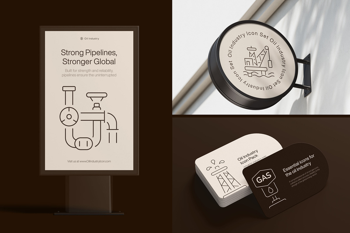 Oil Industry Icon Set, an Outline Icon by Prosymbols (Photo 3 of 7)