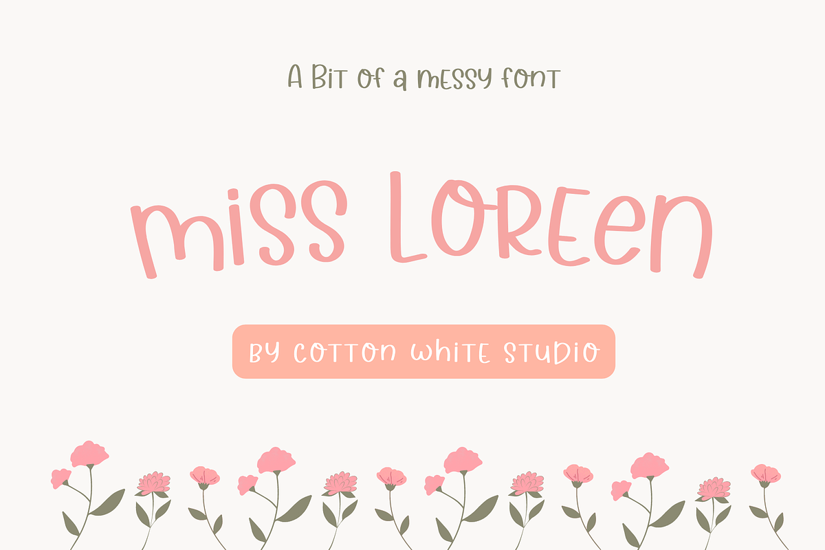 Miss Loreen, a Handwritten Font by Sofia Skoog (Photo 1 of 12)