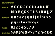 Zorak - Modern Blackletter Font, a Blackletter Font by Indotype Foundry (Thumbnail 4 of 10)