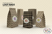Loot Bags Packaging Mockup, a Packaging Mockup by INCDesign (Thumbnail 4 of 9)