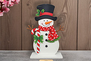 Laser Cut Snowman Decor, a Pattern Graphic by taramija (Thumbnail 2 of 3)