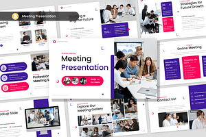 Meeting Presentation Slides, a Presentation Template by Antstheme