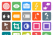 50 Photography Round Corner Icons preview 2