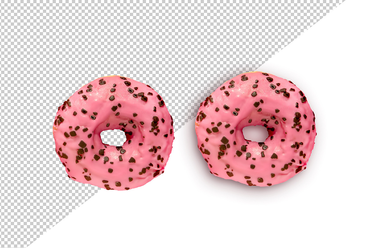 Isolated donuts photo clipart, an Object Graphic by The Graphic Parade (Photo 4 of 5)