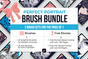 Perfect Portrait Procreate Brushes, a Brush Add-On by Riveros Illustration (Thumbnail 1 of 11)