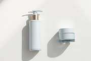 63 Skincare Bottle & Jar Set Mockup, an Advertising Mockup by adenpinkstore (Thumbnail 8 of 25)