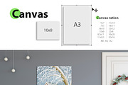 Christmas Frame Mockup Bundle, a Print Template by Yuri-U (Thumbnail 17 of 19)