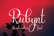 Rubynt, a Script Font by Digital Typeface Studio (Thumbnail 1 of 8)