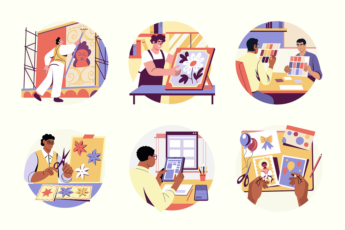 Creative Design Illustration Set, a Decorative Illustration by Prosymbols (Photo 7 of 10)