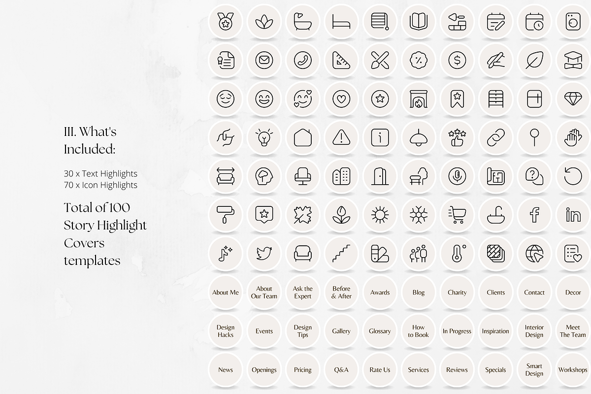 300 Interior Design templates BUDNLE, a Social Media Template by PatternLab. (Photo 4 of 9)