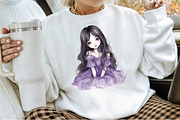Lavender Halloween Clipart, an Illustration by Sublimation Artist (Thumbnail 4 of 6)