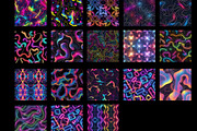 Neon Abstract Seamless Patterns, a Pattern Graphic by PrintablesByFranklyn (Thumbnail 6 of 6)