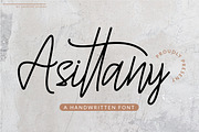 Asittany a monoline script font, a Script Font by Javatype Studio (Thumbnail 1 of 11)