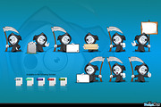 Grim Reaper Mascot, a Graphic by DesignWolf (Thumbnail 2 of 2)