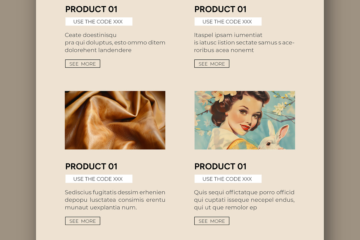 Email Newsletter Template preview 5