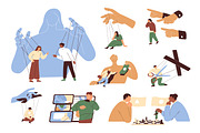Manipulation and control concept, a Person Illustration by Good Studio (Thumbnail 1 of 8)