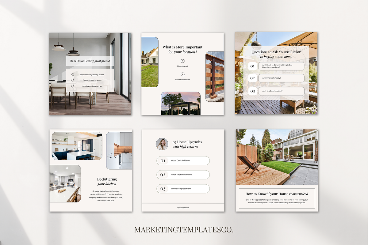May Real Estate Posts with Captions, a Social Media Template by Marketing Templates Co. (Photo 3 of 9)