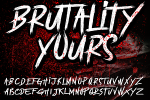 BRUTALITY YOURS
