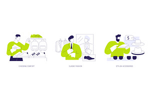 Style and fashion isolated cartoon, a Person Illustration by Visual Generation